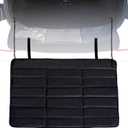 Universal Large Rear Bumper Guard for Cars 38 x 25 inches SUV Trunk Mat for Preventing Scratches During Loading and Unloading Black
