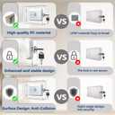 Gedreew Large Thermostat Lock Box Cover with Key, Clear Thermostat Cover with Lock Compatible With Honeywell Home Thermostat On Wall, AC Lock Box Cover with Key Fits Thermostats 5"H x 6" W or Smaller