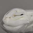 White Embroidered Sheer Curtains 96 Inches Long Leaf Pattern Sheer Curtains for Living Room Bedroom Light Filtering Rod Pocket Natural Botanical Floral Voile Linen Texture Drapes, 2 Panels Set, 50x96