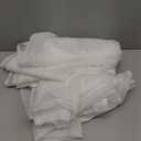 MIULEE White Sheer Curtains 102 Inches Long 4 Panels Set, Light Filtering Rod Pocket Drapes for Living Room and Bedroom, Airy Soft Breathable Voile Window Treatments, 42W x 102 Inches