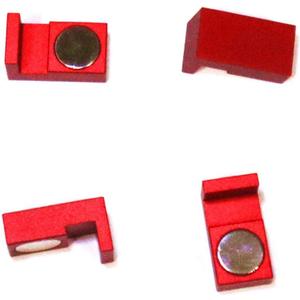 Magnetic Parallel Keepers, Holders. Vise, CNC,Kurt,Machinist Tools (Red)