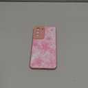 For Samsung Galaxy S21 FE 5G Phone Case, Fashion Flower Pattern Design Girls Women Liquid Silicone Cover, Slim Shockproof and Scratch-Resistant Soft Case for Samsung S21 FE - Cherry Blossom