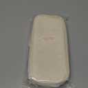 EASTHILL Big Capacity Pencil Case Large Pencil Pouch Stationery Pen Bag for Teen Girls-Cream