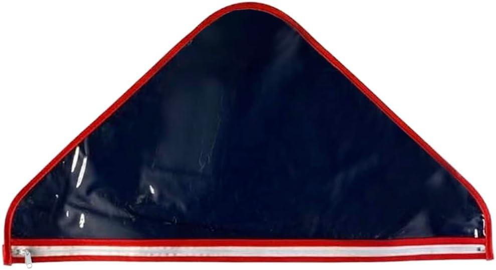 Flag Display & Storage Bag with Zipper  Clear Plastic Flag Organizer for Folded American Memorial Flags, Lightweight Protective Storage for 5' x 9.5' Flags