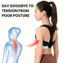 Posture Corrector for Men and Women, Adjustable Back Brace Upper Spine Straightener, Breathable Shoulder, Neck, Clavicle & Back Support, Relieve Slouching, Hunching, and Back Pain, XL