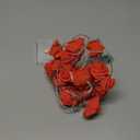 ZHBDMGK Rose Flower String Lights, 20 LED, 10Ft, Indoor/Outdoor, LED, Romantic, Red, Pink, White, Wedding, Valentine's Day, Christmas, Artificial Flowers Garland