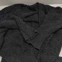 MEROKEETY Women's Long Sleeve Soft Chunky Knit Sweater Open Front Cardigans Outwear Coat, S