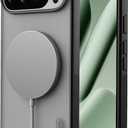 Nillkin for Google Pixel 10 Pro XL Magsafe Case, Built-in Magnets Compatible with MagSafe, Thin Slim Fit, Shockproof Protective, Phone Case for Pixel 10 Pro XL 6.8-inch, Transparent Black