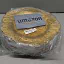 JEVERGN 40 Pack Gold Charger Plates Bulk, 13'' Reef Chargers for Dinner Plates, Gold Plate Chargers Set of 40, Round Plastic Charger for Wedding, Party Event, Dinner, Table Setting