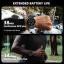 Smart Watch Built-in GPS, Pressure, Altitude, Compass, Smartwatch for Men Fitness Tracker with 1.43" AMOLED Screen Bluetooth Call Fitness Watch 100+ Modes Sports Watch Water Resistant for Android iOS