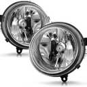 Headlights Assembly Replacement for 2007-2017 Jeep Patriot, 2007-2010 Compass Driver &Passenger Side, OE# CH2502176 /5303843AE