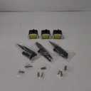 Linkind Solar Lights Outdoor StarRayS, Bright Solar Spot Lights Outdoor, IP67 Waterproof Spotlights for Garden Yard Landscape Walkway Patio Tree (Daylight, 3 Pack)