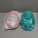 Kids Snorkel Mask Full Face, Snorkeling Gear for Kids 2-14 with Camera Mount, 180 Degree Panoramic View Snorkeling Set Anti-Fog Anti-Leak (Cyan Pink)