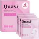 Quasi Salmon PDRN Collagen Mask Korean Skin care Gel Face Mask for Hydration, Firming & Smoothing Skincare, Collagen Boost & Pore Care 4 Masks, Non-Irritating, Natural Ingredients