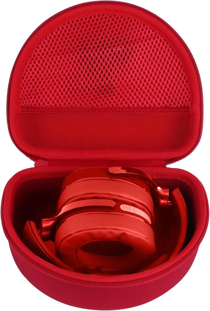 Hard Case Replacement for Skullcandy Hesh Evo/Hesh ANC/Crusher ANC 2/Crusher Evo/Riff 2/Riff Bluetooth Headphones (Red Case)