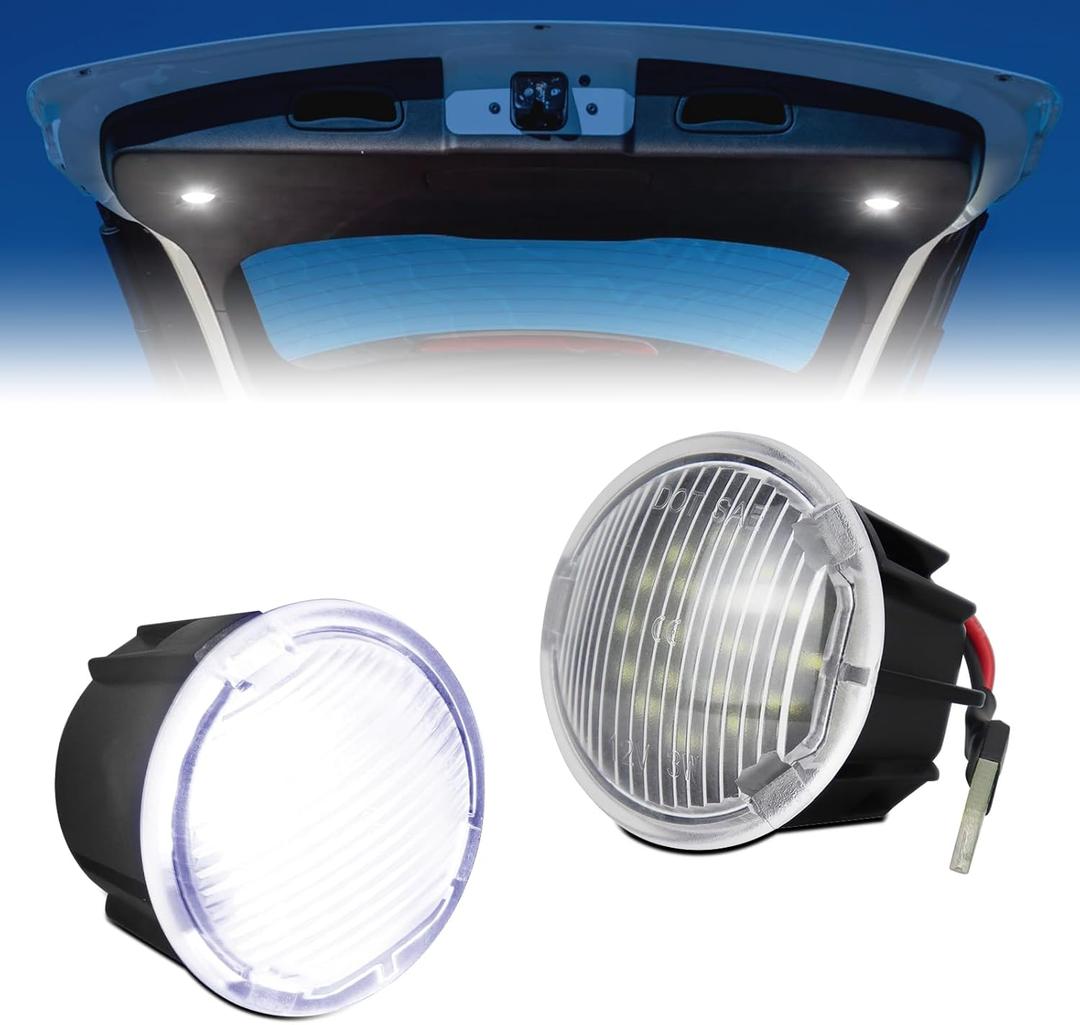 LED White Interior Liftgate Rear Cargo Light Luggage Compartment Trunk Lift Lamp For Jeep Commander Grand Cherokee Dodge Durango, 5500K White