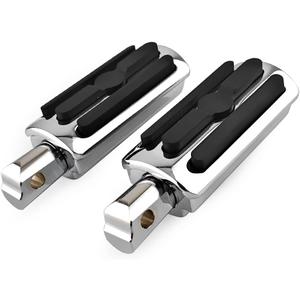 FootPegs,Highway Pegs Passenger Foot Pegs Compatible with Harley Softail Deluxe Fat Boy Heritage Sport Glide Softail Slim Street Bob Breakout Low Rider Models 2018-2023 Chrome