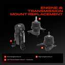 A-Premium Engine Motor Mount and Transmission Mount Kit, Set of 4