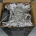 Hezbjiti 2 Pack 1000 LED 403 FT Christmas String Lights Outdoor, 8 Lighting Modes IP44 Waterproof Fairy Lights with Timer and Dimmable Function for Party Tree Decorations (Red, Clear Wire)