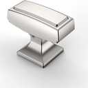 Asidrama 10 Pack 1.4 Inch(35mm) Brushed Satin Nickel Kitchen Cabinet Knobs Dresser Knobs Drawer Knobs Cabinet Hardware Zinc Knobs for Dresser Drawers (Single Hole Knob)