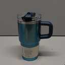 STANLEY Quencher ProTour Flip Straw Tumbler with Leakproof Lid | Built-In Straw & Handle | Cupholder Compatible for Travel | Insulated Stainless Steel Cup | BPA-Free (14 Ounces, Azure Fade)