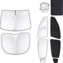 Car Window Shades for Tesla Model Y Juniper 2025-2026 Accessories,Windshield Side Rear Full Sunshade,Sun Visor UV Blocking, Privacy Protection and Blackout for Camping Outdoor