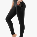 SINOPHANT High Waisted Leggings with Pockets Women, Full Length Capri Buttery Soft Stretchy Yoga Pants. XL 