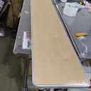 Flash Furniture Wood Bar Top Riser with Silver Legs, Silver, 72" x 12" x 12"