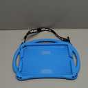 TopEsct Kids Case for iPad 10.2 inch - Shockproof Silicone Cover with Tempered Glass Screen Protector and Strap - Compatible with iPad 9th/8th/7th Gen (2021)"(Blue)