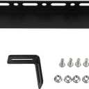 EVIL ENERGY Oil Cooler Mounting Bracket Kit Universal 340mm/13.4 inch Aluminum Alloy Black(Only Fit for Japanese-Style Oil Cooler)