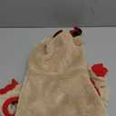 KYEESE Holiday Dog Pajama Christmas Reindeer with Bowtie Red Buffalo Check Small Dog Pajamas Plaid Pet Pajamas,X-Large