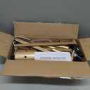 ASGYISA 8-Light Gold Candle Chandeliers Modern Farmhouse Ceiling Light Fixture Industrial Lighting for Dining Room Living Room Bedroom Kitchen Island Foyer