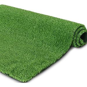 Petgrow Synthetic Artificial Grass Turf for Garden Backyard Patio Balcony,Drainage Holes & Rubber Backing, Indoor Outdoor Faux Grass Astro Rug Carpet,DIY Decorations (9FTX 7FT, 0.4" Pile Height)