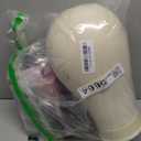 Wig Stand With Head,Adjustable Metal Wig Stand Tripod, 22 inch Manikin Canvas Block Head for Wigs Making Display Cosmetology Hairdressing Training With Set ,Wig Cap & T Pins C Pins Set Bristle Brush