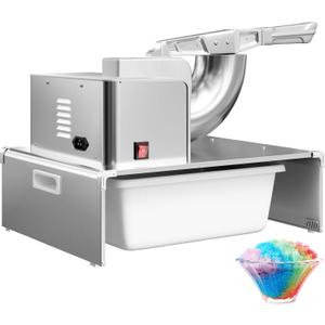 VNN Commercial Shaved Ice Machine - Electric Snow Cone Machine, Suitable for Party Activities, Family Gatherings, Events