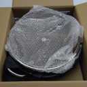 WANGYUANJI Iron Wok,12.59 inch Woks for Stir-fry, Chinese Stir Fry Pan Uncoated, Traditional Flat Bottom Iron Pot for Induction, Electric, Gas, Suitable for All Stoves(Pure Iron Wok) (Black)