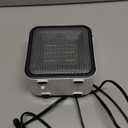 Amazon Basics Portable Mini Ceramic Space Heater, for Office Desk and Indoor Use, 500 W, With Tip-Over Protection, Lightweight (1.4 LBS), White, 5.9 x 3.2 x 6 inches