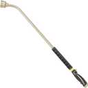RESTMO Extra Long 36 Inches Watering Wand, Heavy Duty Metal Hose Wand with Thumb Flow Control, Gentle Soft Full Shower Sprayer Wand for Hanging Baskets, Shrubs, Plants, Flowers, Garden and Lawn, 37 Inch