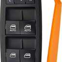 Power Window Switch.11 Metal Pins.Fits for 2016-2018 Ram 1500 2500 3500,2019-2021 Ram 1500 Classic.Driver Side Control Door vidrios Master Switch. Replaces 56046826AC (Green Light)