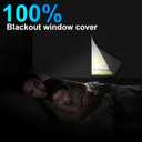 100% Blackout Curtains for Bedroom, [Upgraded] Cotton Black Out Window Cover, No Drill Sticky Blackout Shades for Travel, Portable DIY Window Blinds for Nursery, Media Room, RV, Skylight Dorm 118x59in