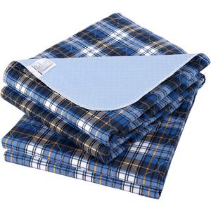 Non-Slip Bed Pads for Incontinence Washable (36" x 34"|2 Pack),Waterproof Bed Pads,Adult Washable Incontinence Bed Pads for Adults,Dog,Kids (Blue)