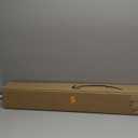 iDesign Curved Metal Shower Curtain Rod, Adjustable Customizable Curtain Rod for Bathtub, Stall, Closet, Doorway, 41-72 Inches, Matte Black,79077