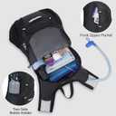 Lightweight Hydration Backpack, Running Backpack with 2L Water Bladder, Hydro Water Daypack for Cycling Hiking Rave for Men Women