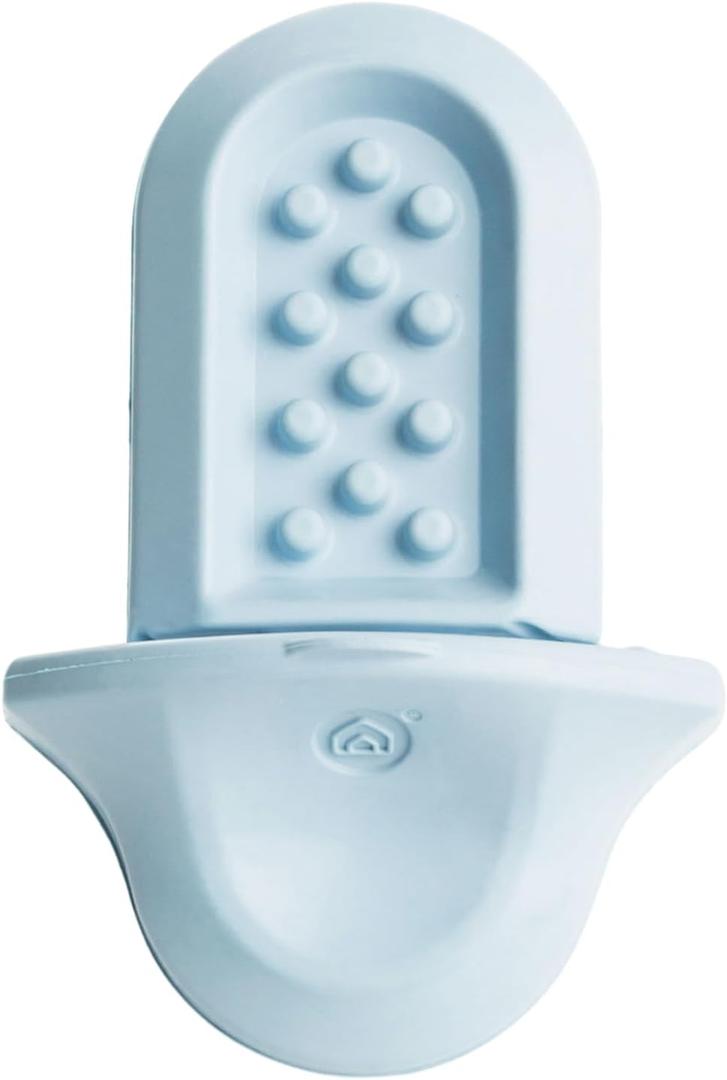 Diggs Groov Crate Training Aid for Puppies and Nervous Dogs Calming Lick Mat for Crate Training & Separation Puppy Enrichment Toy with Freezer Shell BPA-Free (Ice) Pink