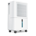 2,500 Sq.Ft Dehumidifier for Basement with Drain Hose, MAX 34 Pint Dehumidifiers for Home with 3 Modes, Smart Humidity Control & Display, 24HR Timer, Auto Defrost for Large Room, Bathroom,Bedroom