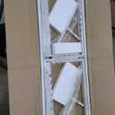 Tribesigns 63 inches Executive Desk and 47" lateral File Cabinet, L-Shaped Computer Desk Home Office Furniture Set with Drawers and Storage Shelves, Office Table with Cabinet (Walnut+White, 63)