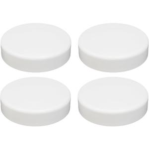 JSP Manufacturing Flat Marine Dock Piling Cap, UV Protected Polypropylene, 4 Pack, Made in USA