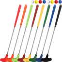 Hiboom 8 Pack Golf Putter Bulk Putter for Left and Right Handed Golfers with 8 Practice Golf Balls, 25 Inch