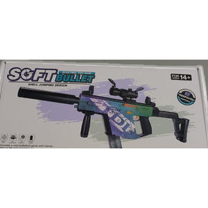 VELIYAKA Toy Gun with Soft Bullets, Automatic Shell Ejecting Foam Bullets Blaster Gun Toys with 100 Darts, 40 Bullets Case, 2 Magazines and Target, Education Toy Model Birthday Gifts for Kids Adults