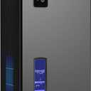 NineSky Dehumidifiers for Home, 95 OZ Water Tank, (1000 sq.ft) Dehumidifiers for Bathroom Bedroom Basement with Auto Shut Off,7 Colors LED Light(Gray) (Grey)